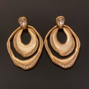 Brighton Versailles MARS gold post earrings NEVER USED